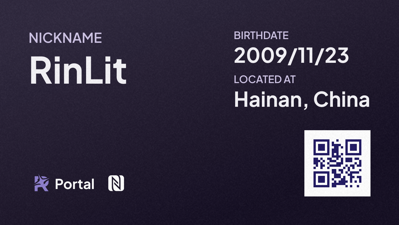 RinLit business card back